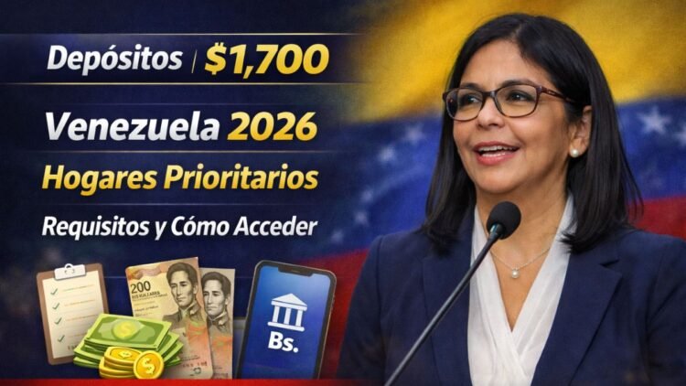 Depósitos de Hasta $1,700 en Venezuela Desde Febrero de 2026: Hogares Prioritarios, Requisitos y Cómo Acceder