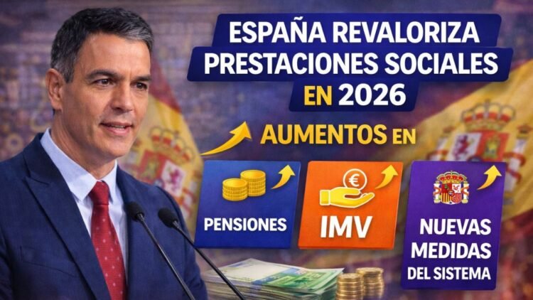 España Revaloriza Prestaciones Sociales en 2026: Aumentos en Pensiones, IMV y Nuevas Medidas del Sistema