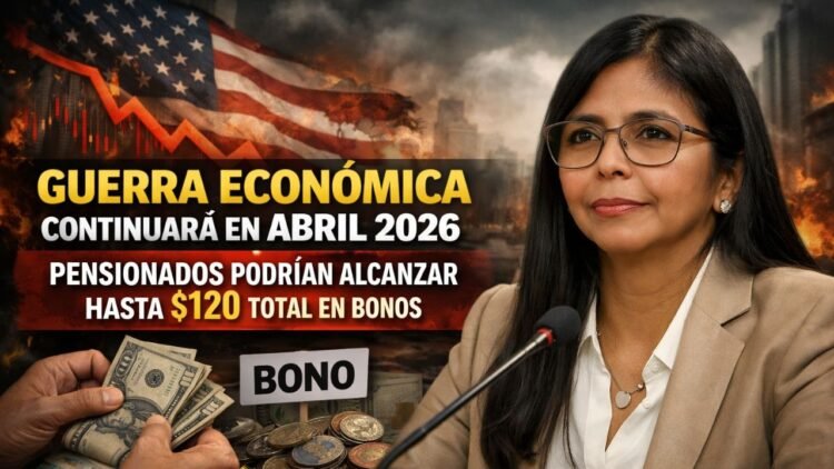 Guerra Económica Continuará en Abril 2026 – Pensionados Podrían Alcanzar Hasta $120 Total en Bonos